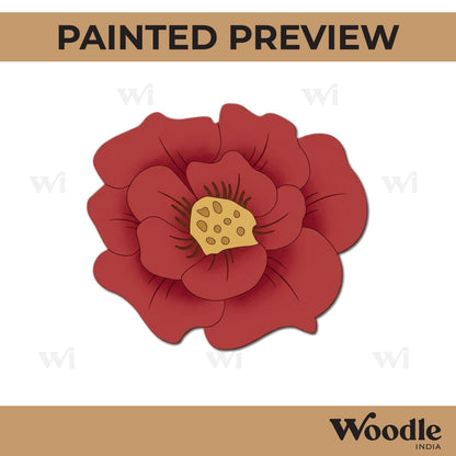 Flower Pre Marked MDF Design 25