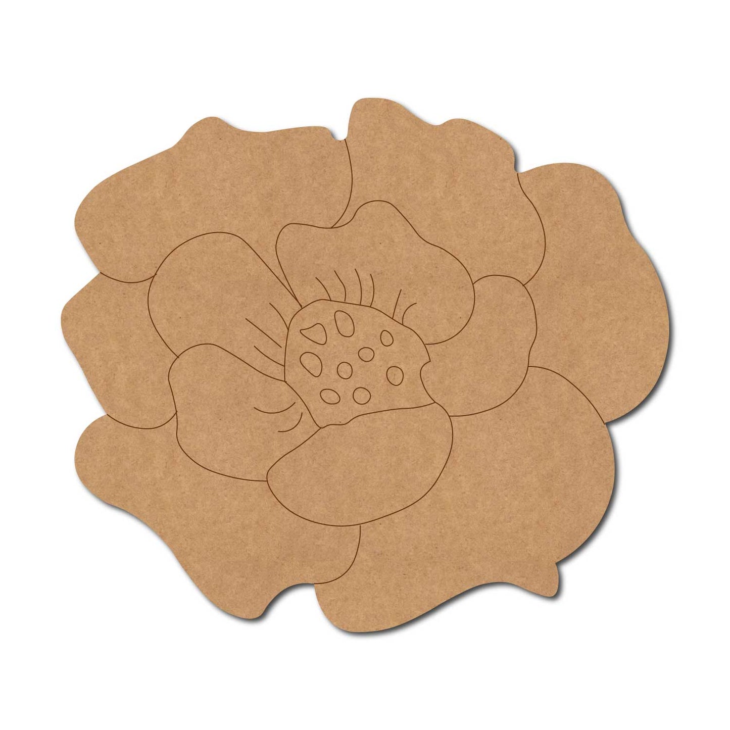 Flower Pre Marked MDF Design 25
