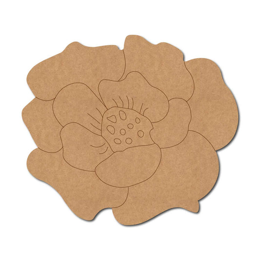 Flower Pre Marked MDF Design 25