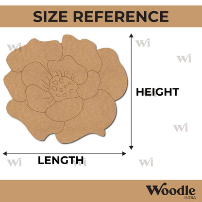 Flower Pre Marked MDF Design 25
