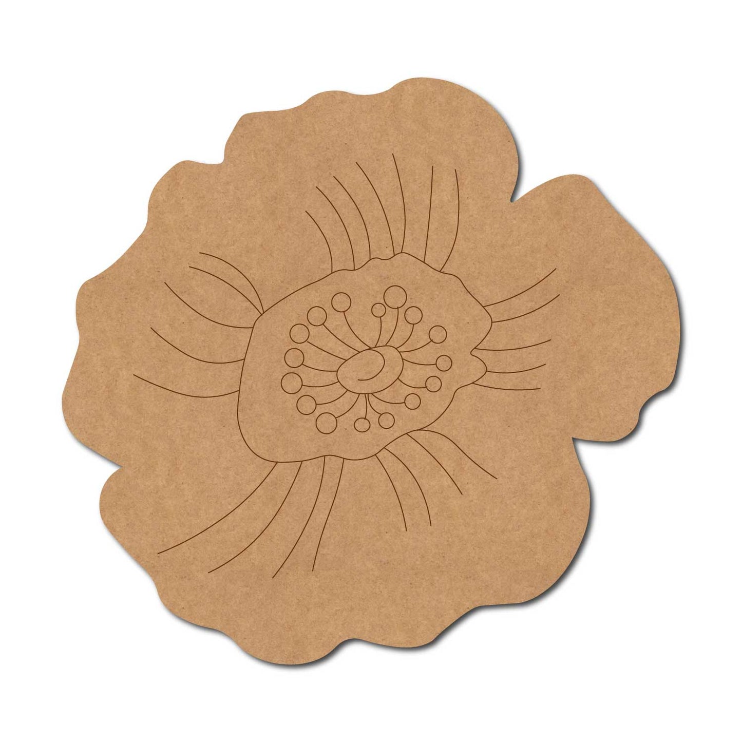 Flower Pre Marked MDF Design 26