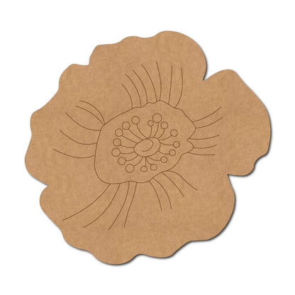 Flower Pre Marked MDF Design 26