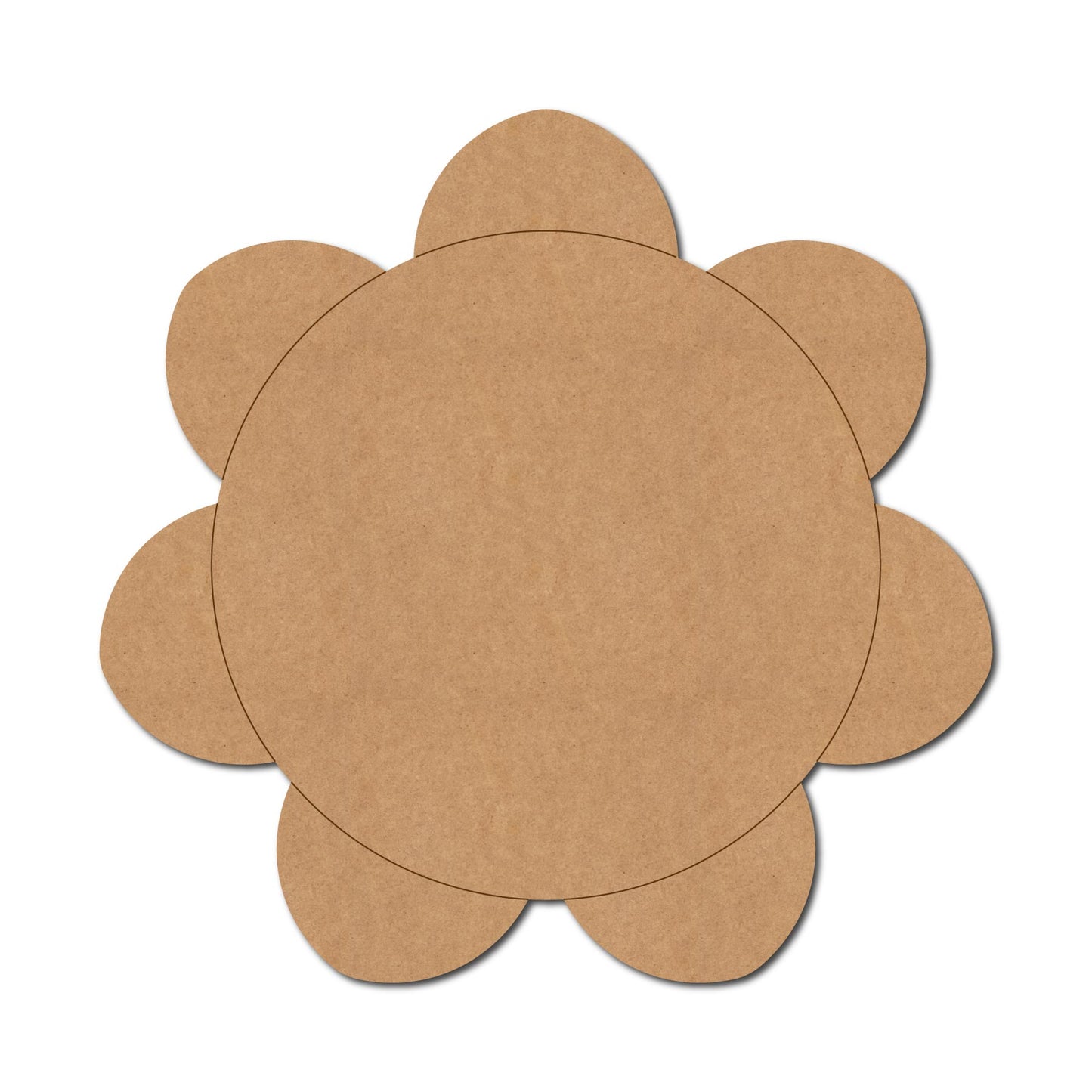 Flower Pre Marked MDF Design 6