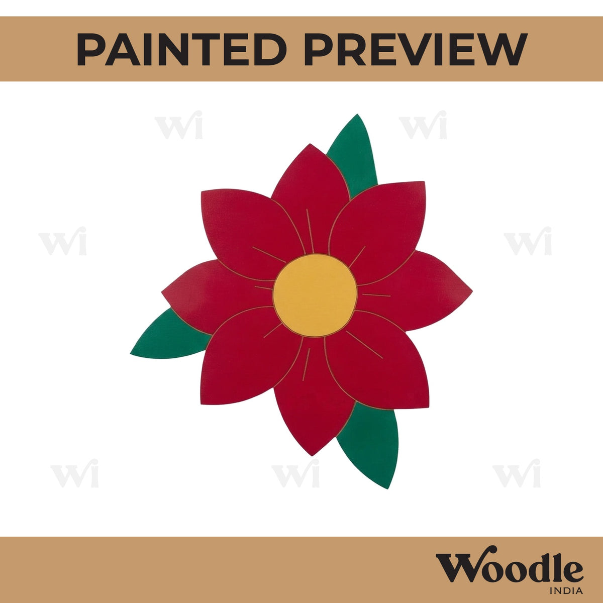 Flower Pre Marked MDF Design 7