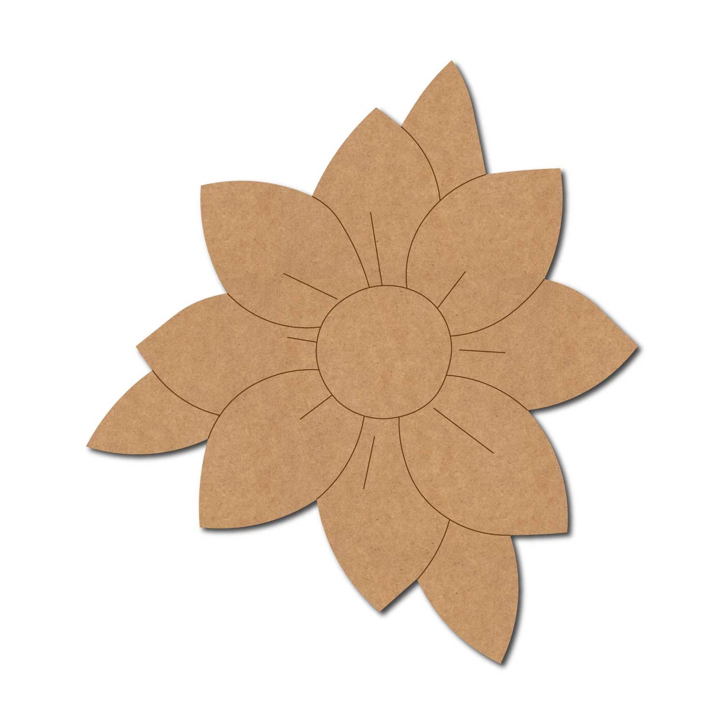 Flower Pre Marked MDF Design 7