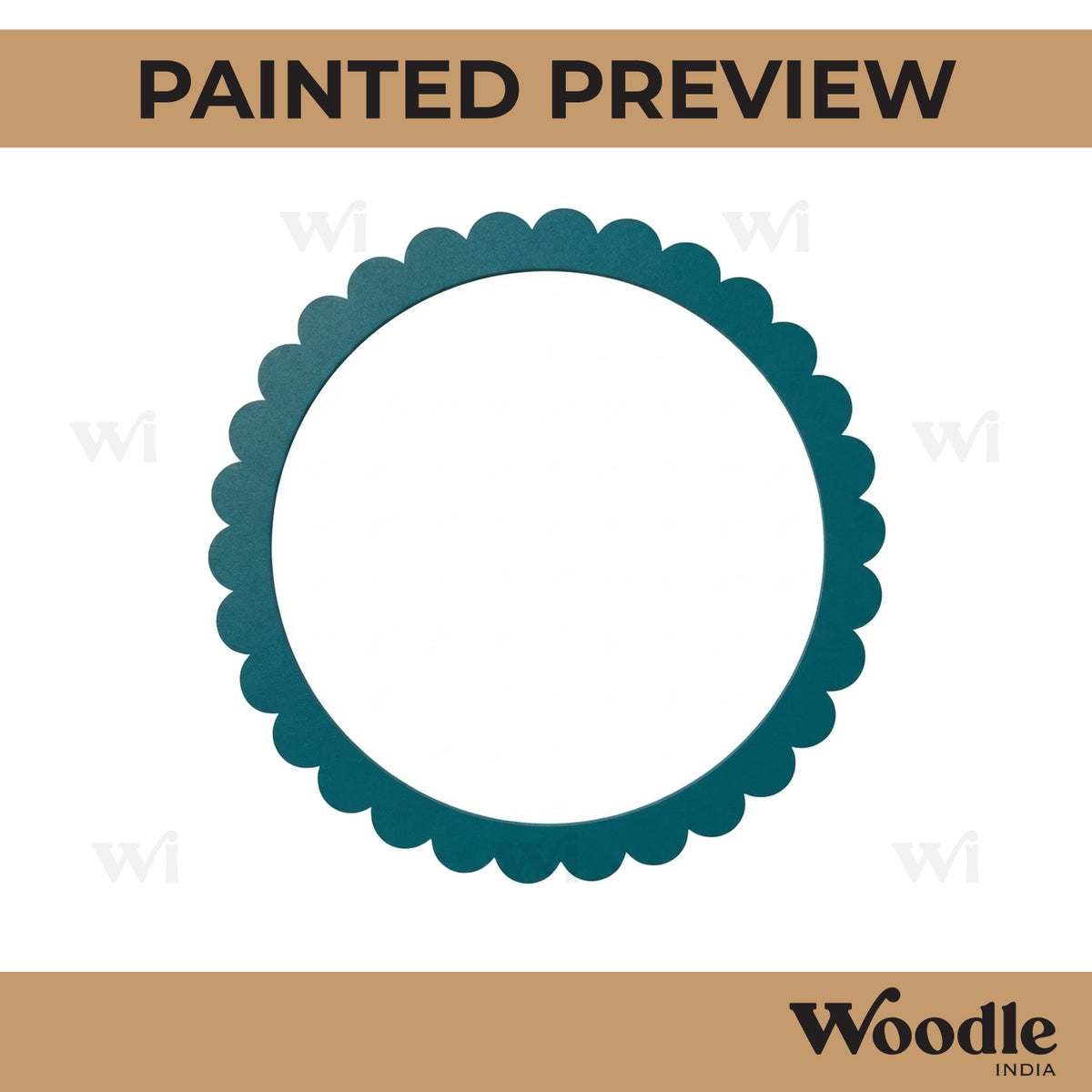 Flower Ring Cutout MDF Design 1