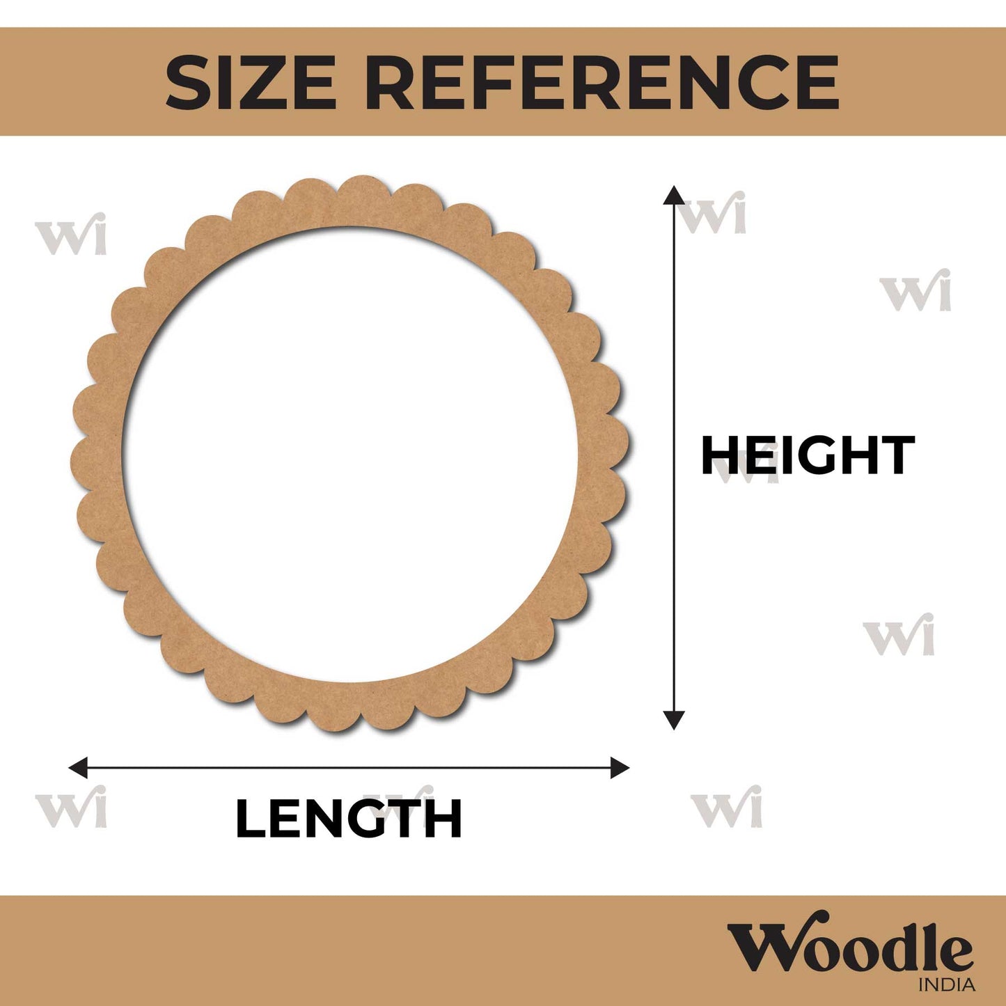 Flower Ring Cutout MDF Design 1