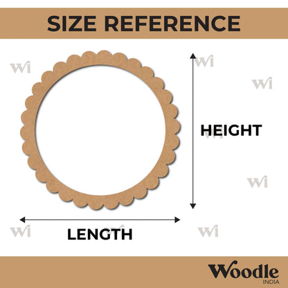 Flower Ring Cutout MDF Design 1