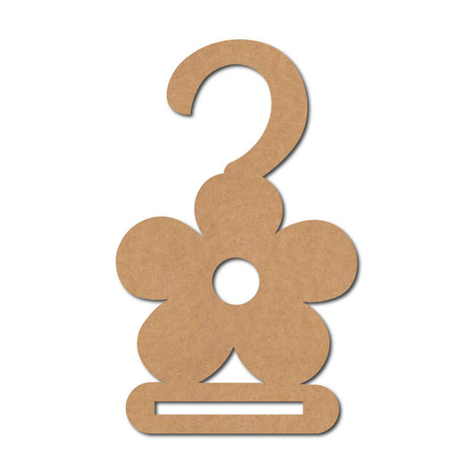 Flower Tie Holder Cutout MDF Design 1