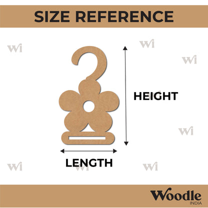 Flower Tie Holder Cutout MDF Design 1
