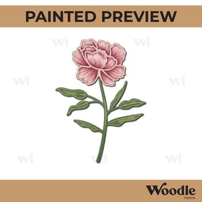 Flower Two Layered MDF Design 1