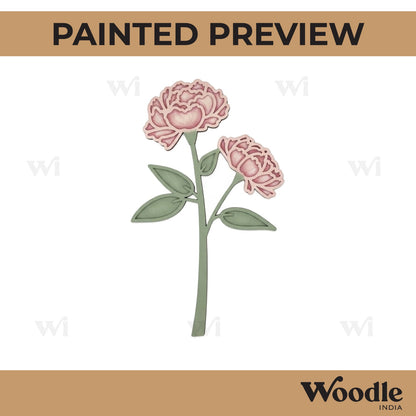 Flower Two Layered MDF Design 10