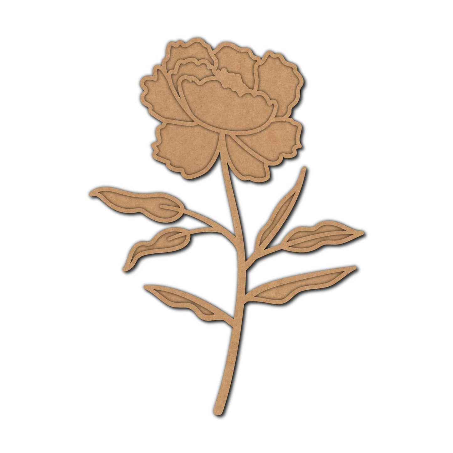 Flower Two Layered MDF Design 1