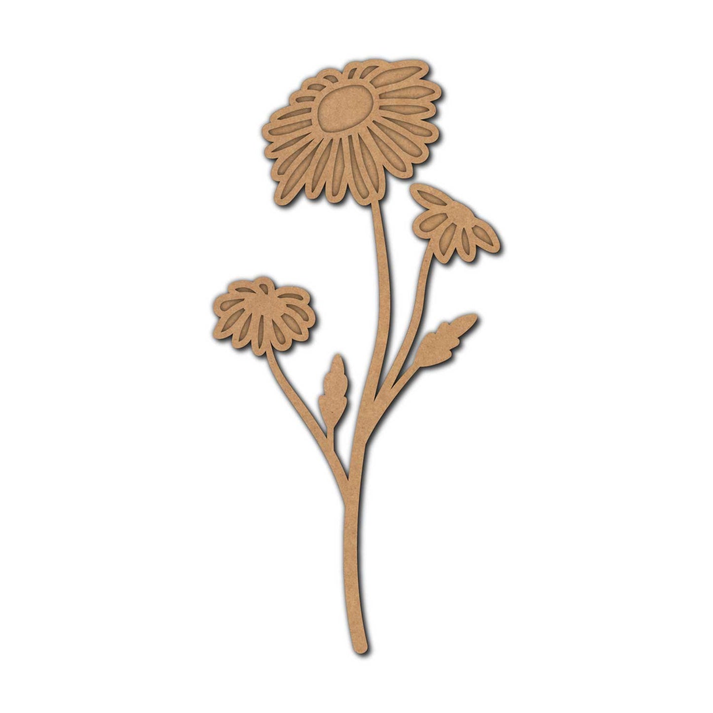 Flower Two Layered MDF Design 3