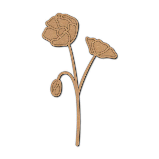 Flower Two Layered MDF Design 5