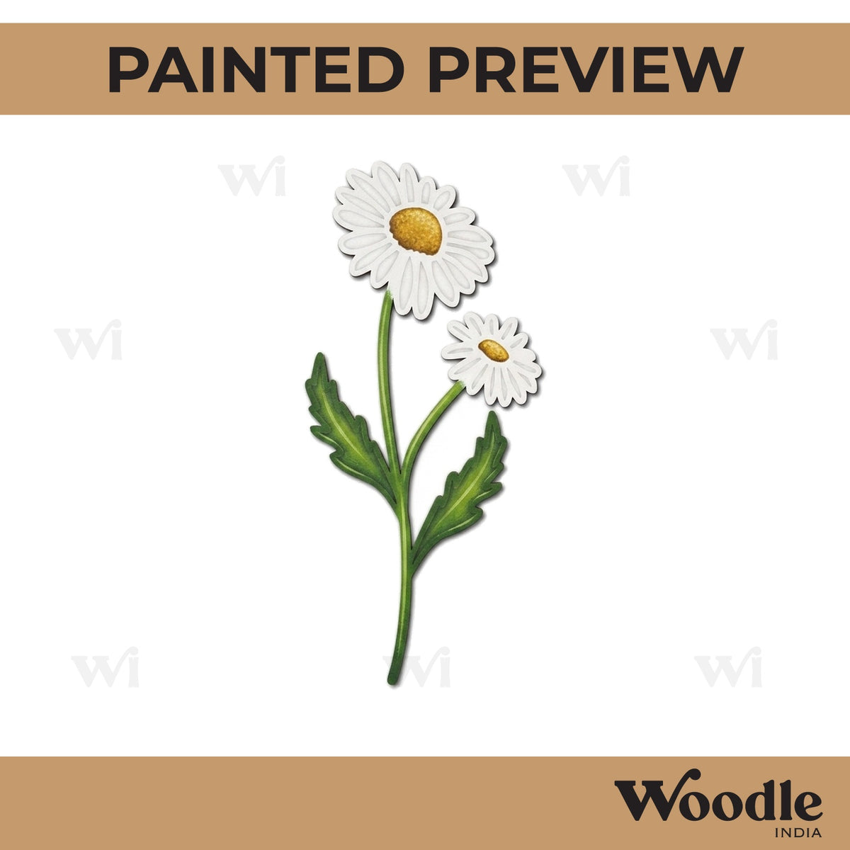 Flower Two Layered MDF Design 6