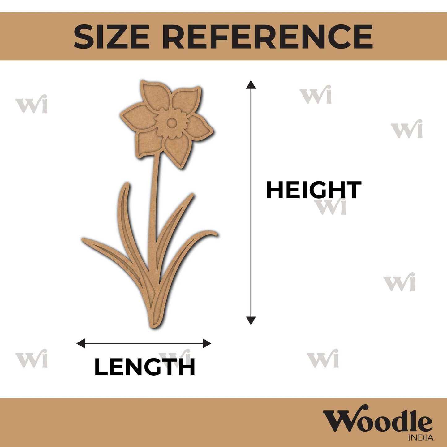 Flower Two Layered MDF Design 9