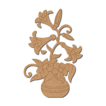 Flower Vase Pre Marked MDF Design 2