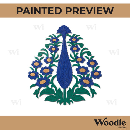 Flower Pre Marked Base MDF Design 12