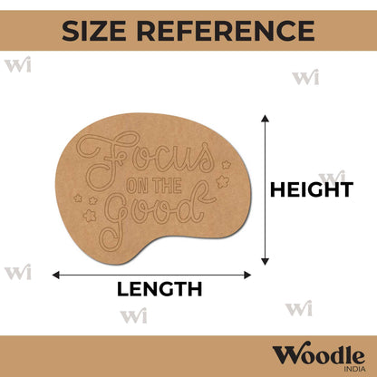 Focus On The Good Pre Marked Text Base MDF Design 1