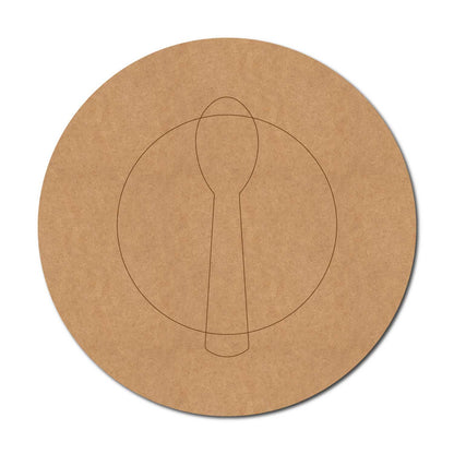 Food Plate Pre Marked MDF Design 2
