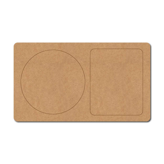 Food Plate Pre Marked MDF Design 4