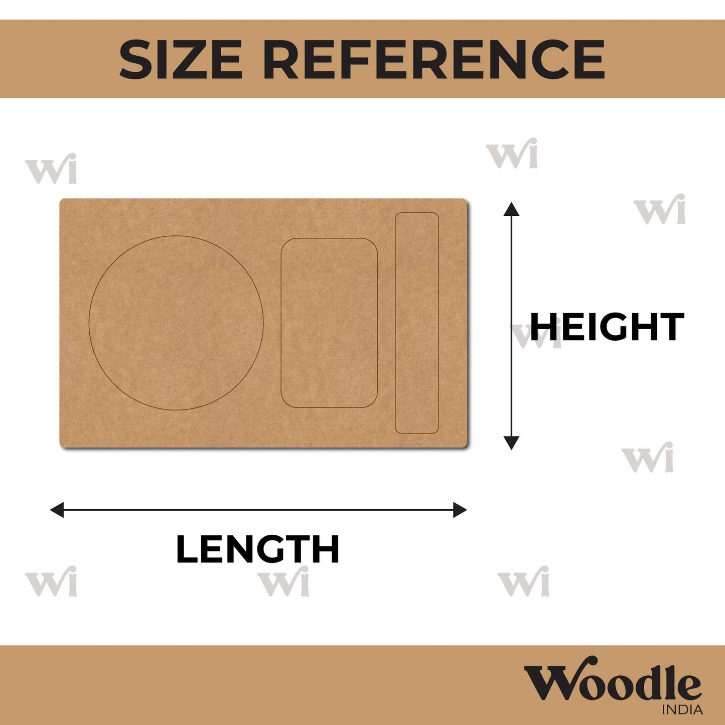Food Plate Pre Marked MDF Design 6