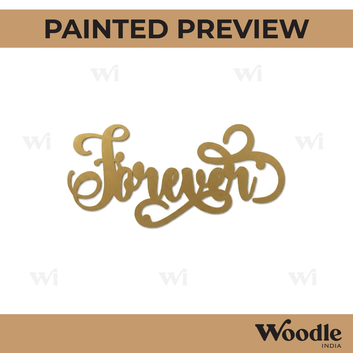 Forever Cutout MDF Design 1