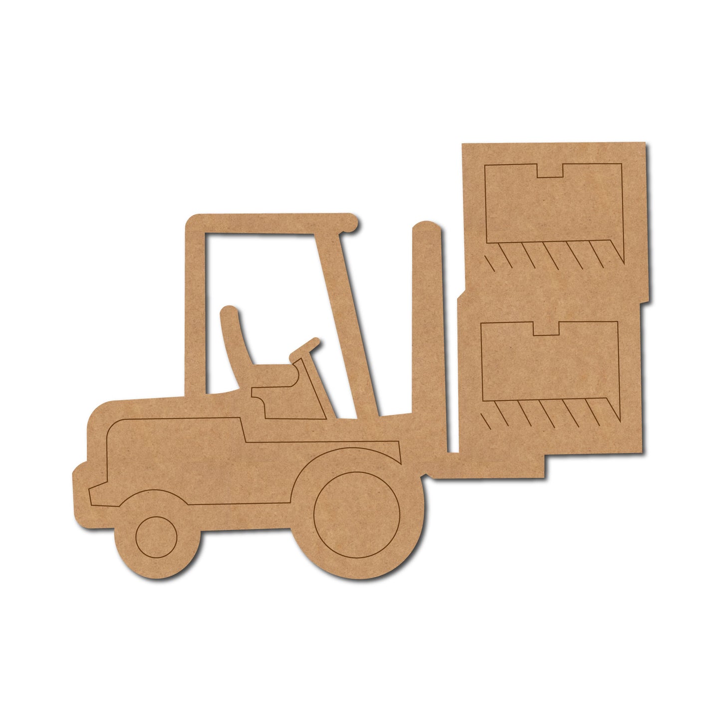 Forklift Pre Marked MDF Design 1