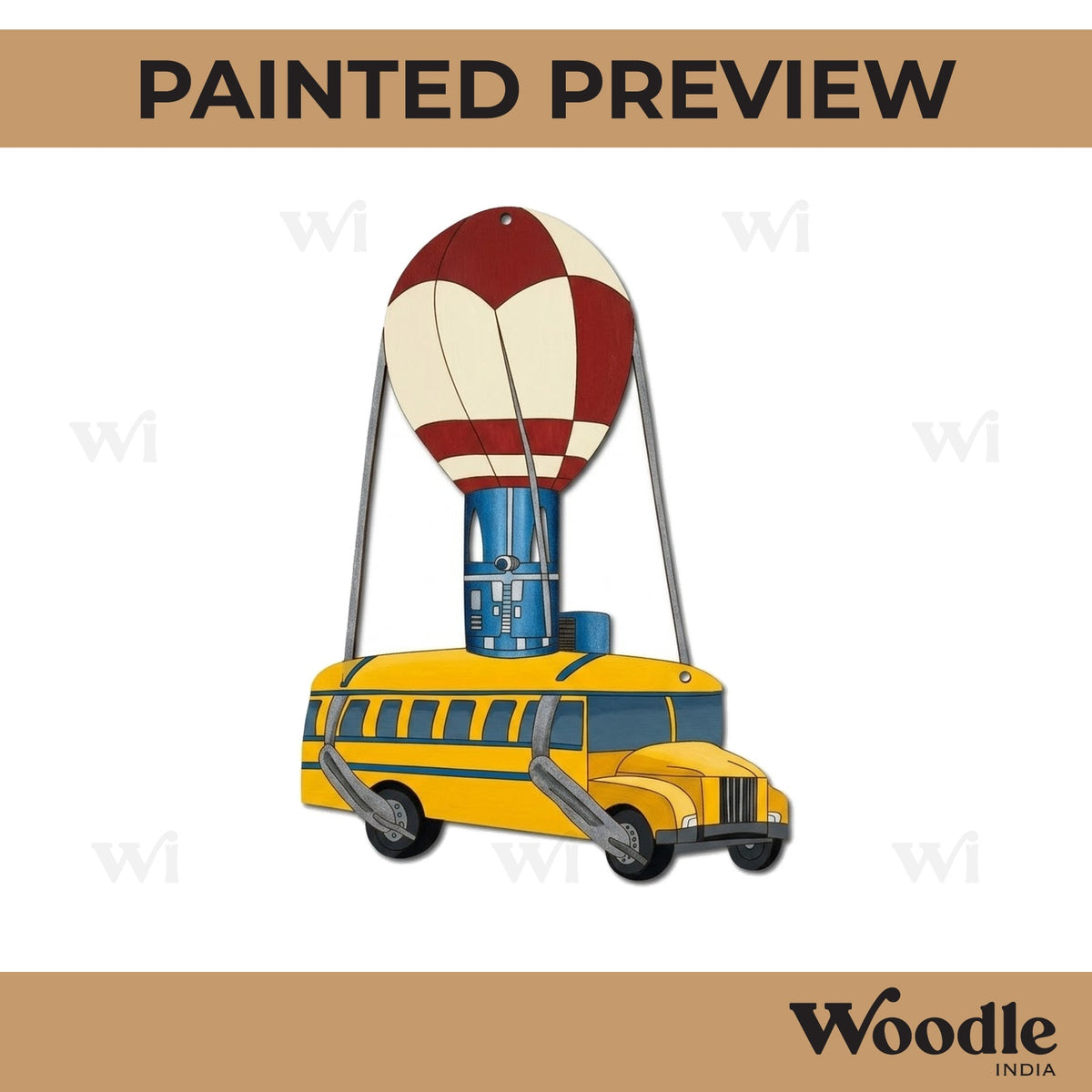 Fortnite Battle Bus Pre Marked MDF Design 1