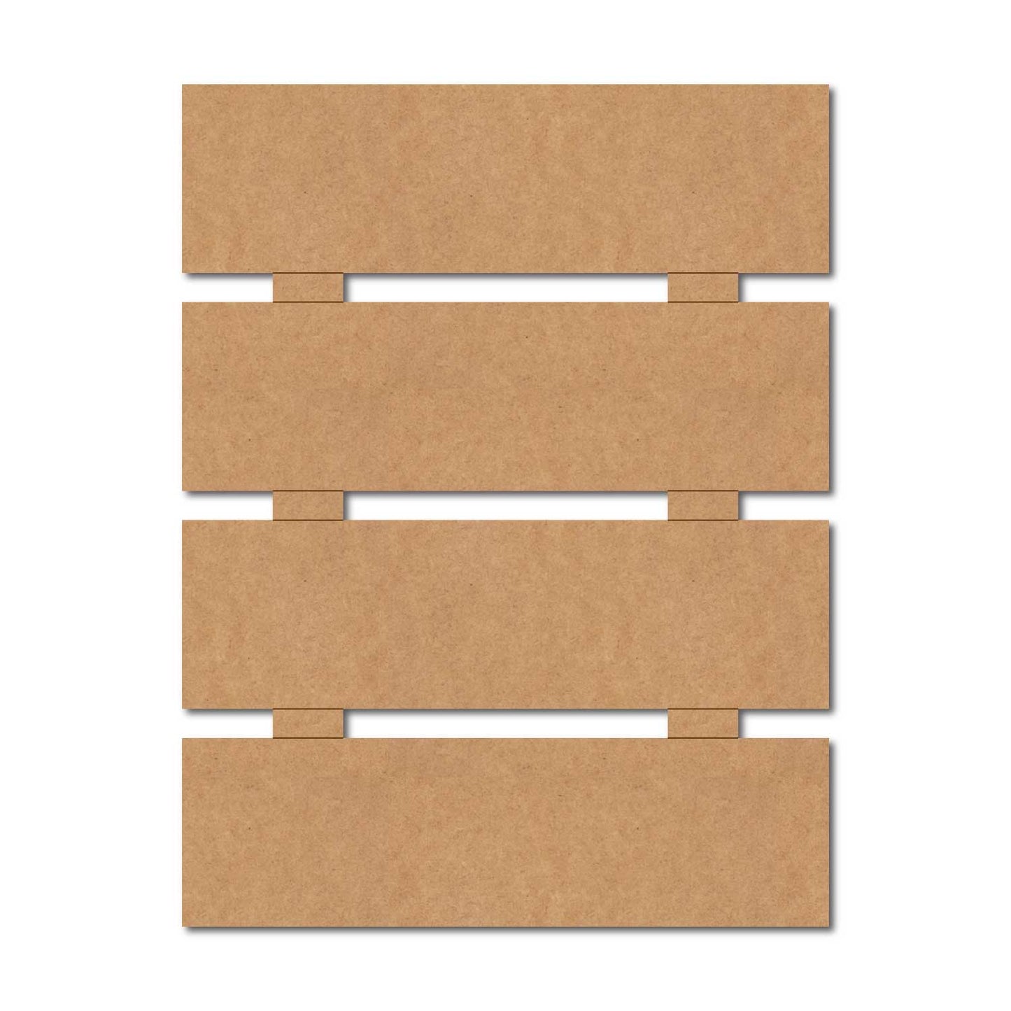 Four Plank Nameplate MDF Design 1