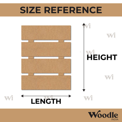 Four Plank Nameplate MDF Design 1