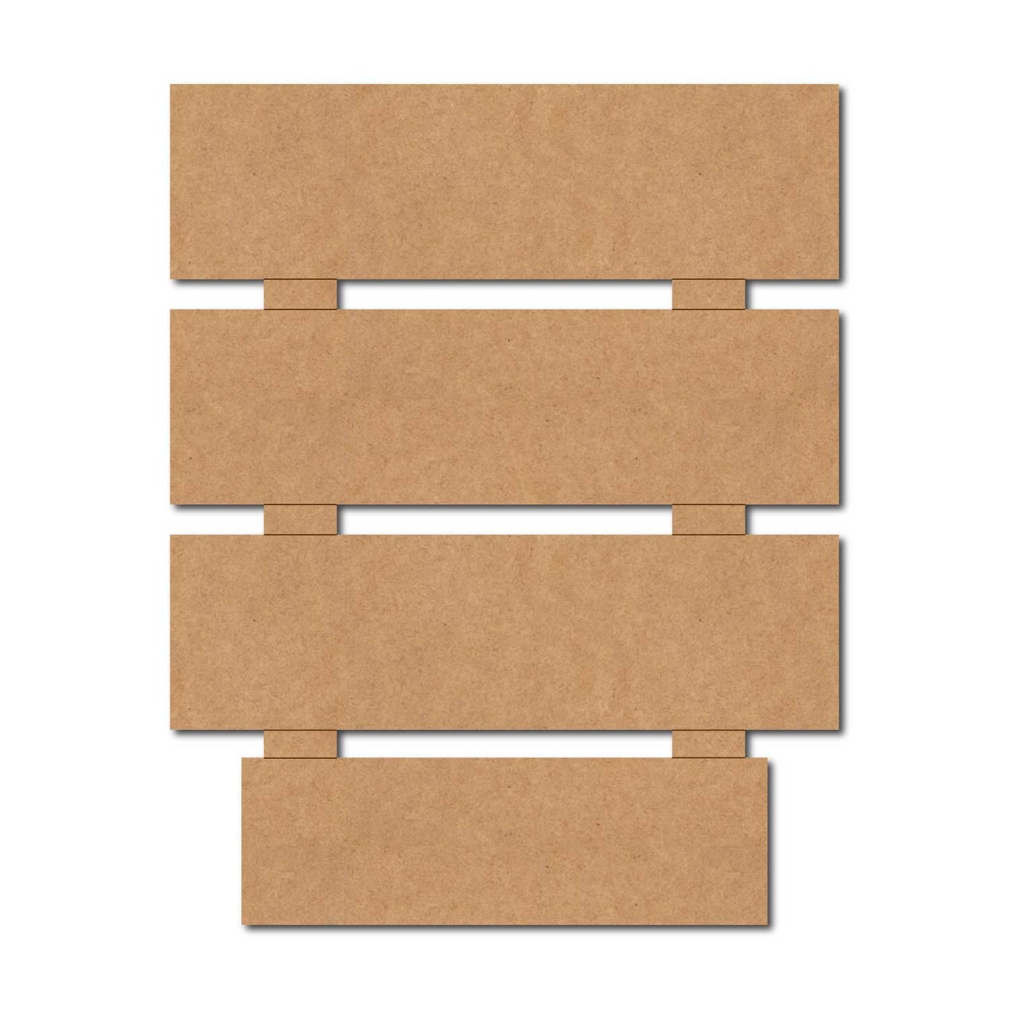 Four Plank Nameplate MDF Design 2