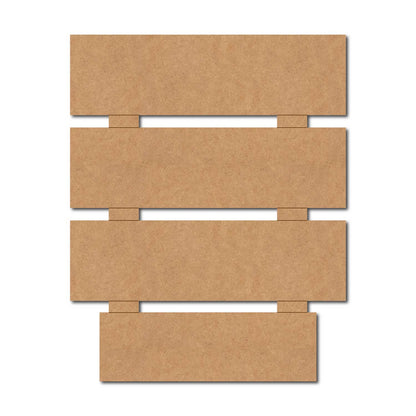 Four Plank Nameplate MDF Design 2