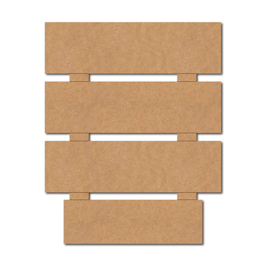 Four Plank Nameplate MDF Design 2