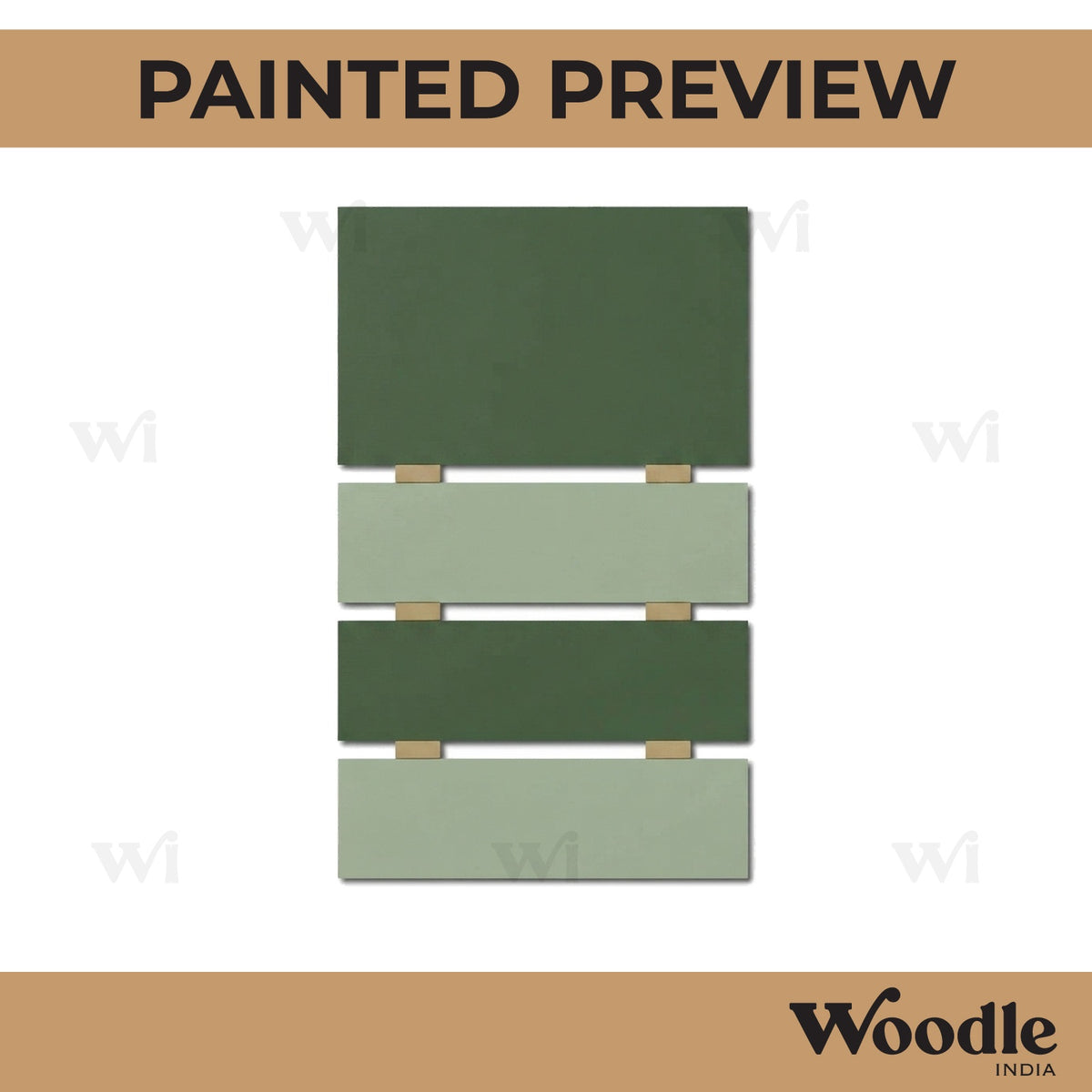 Four Plank Nameplate MDF Design 3