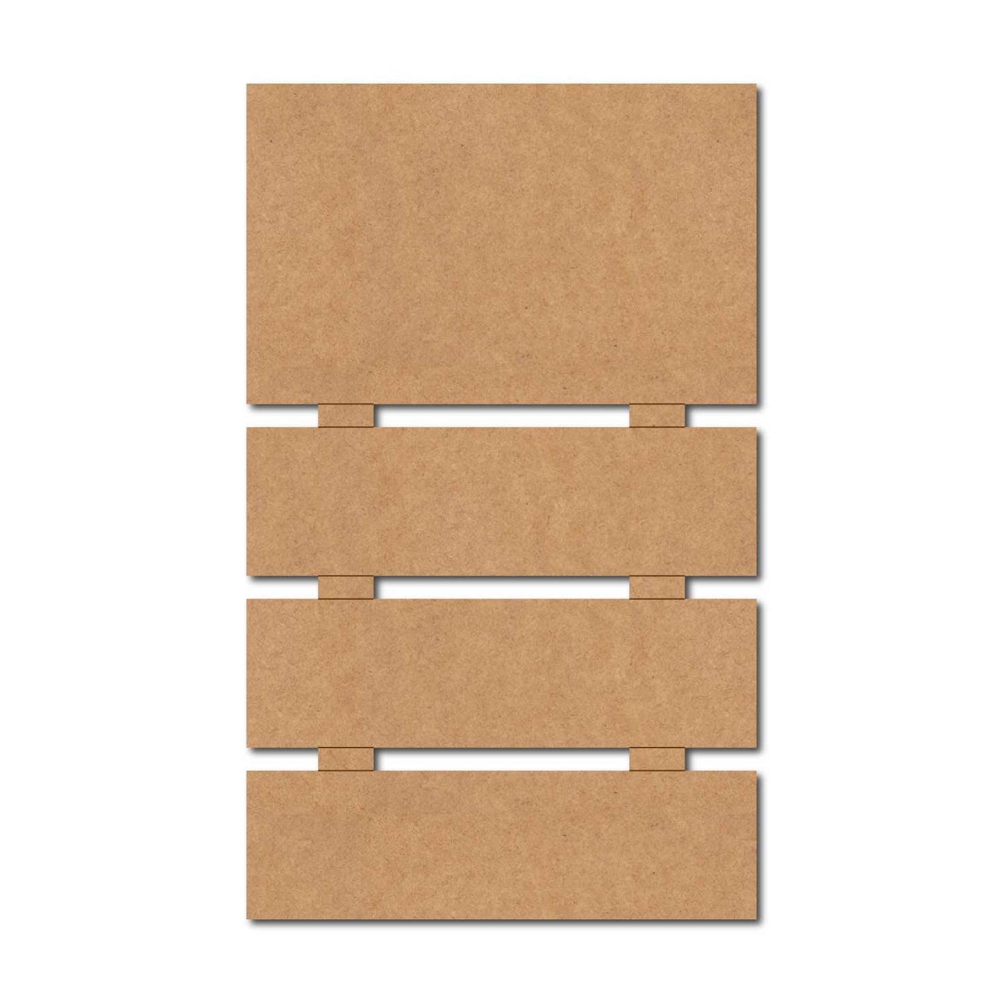 Four Plank Nameplate MDF Design 3