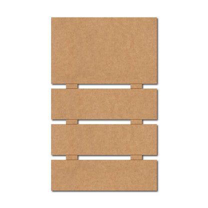 Four Plank Nameplate MDF Design 3