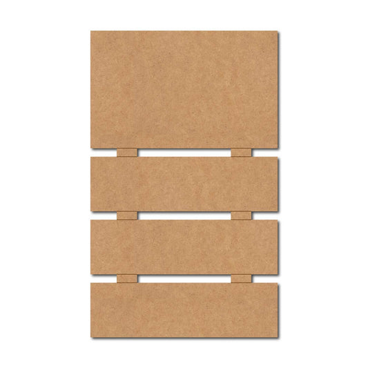 Four Plank Nameplate MDF Design 3