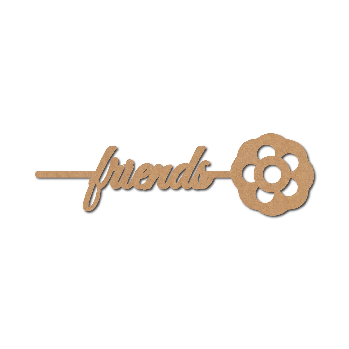 Friends Bookmark MDF Design 1