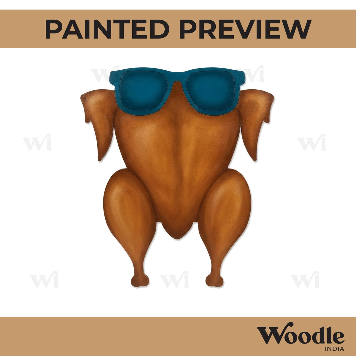 Friends Chicken Pre Marked MDF Design 1