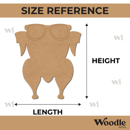 Friends Chicken Pre Marked MDF Design 1