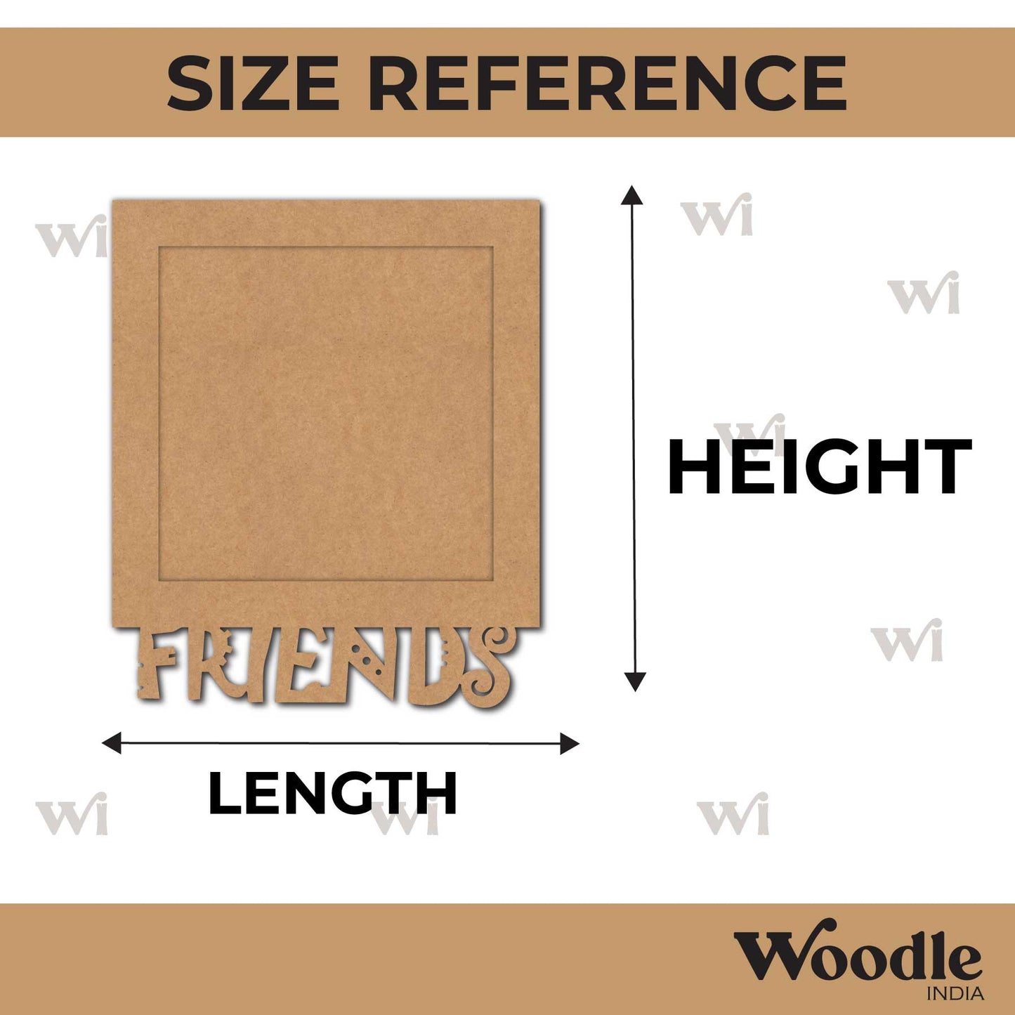 Friends Frame MDF Design 1