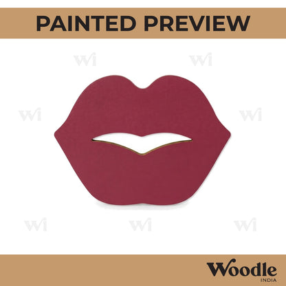Friends Lips Cutout MDF Design 1