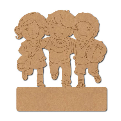 Friends Nameplate Pre Marked MDF Design 3