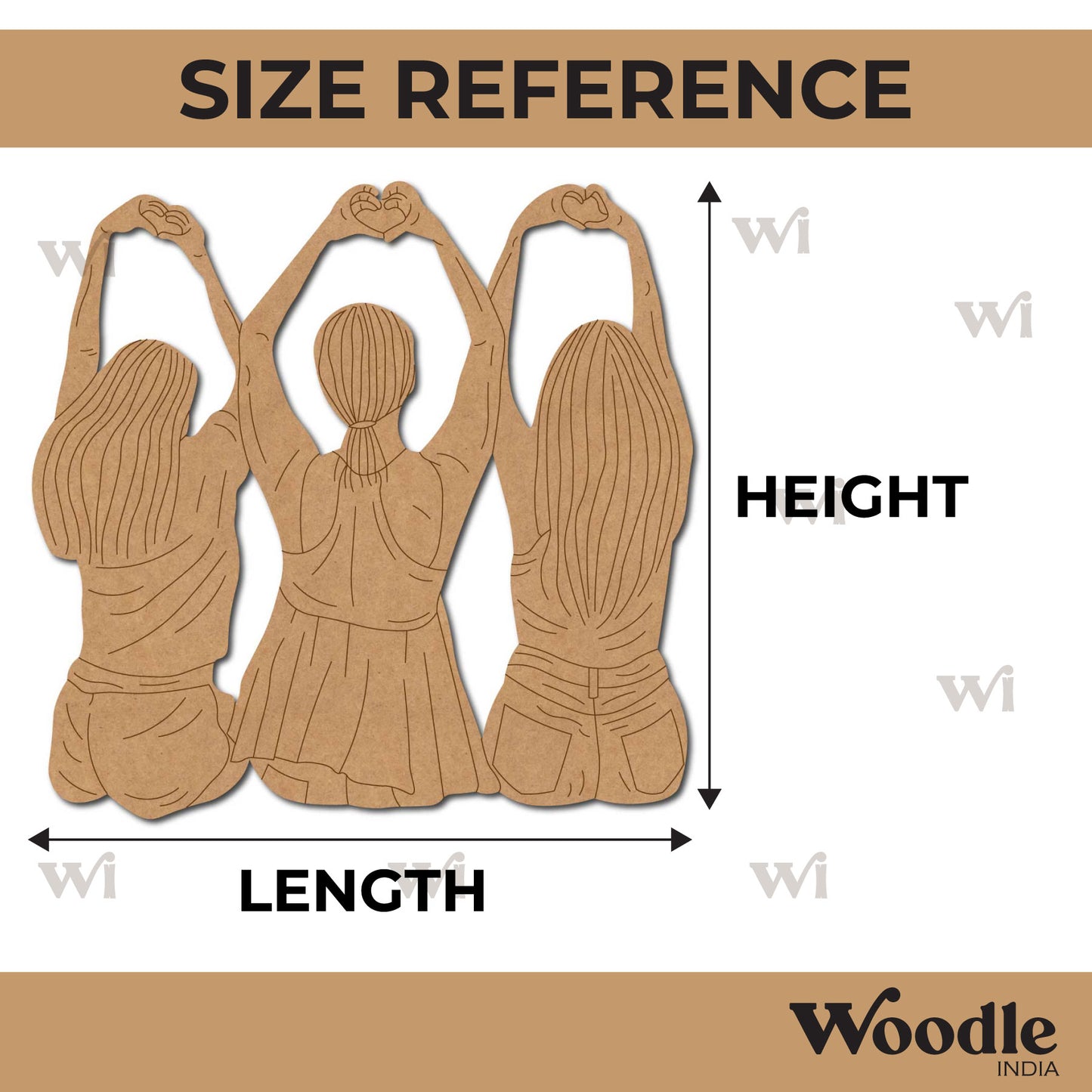 Friends Pre Marked MDF Design 2