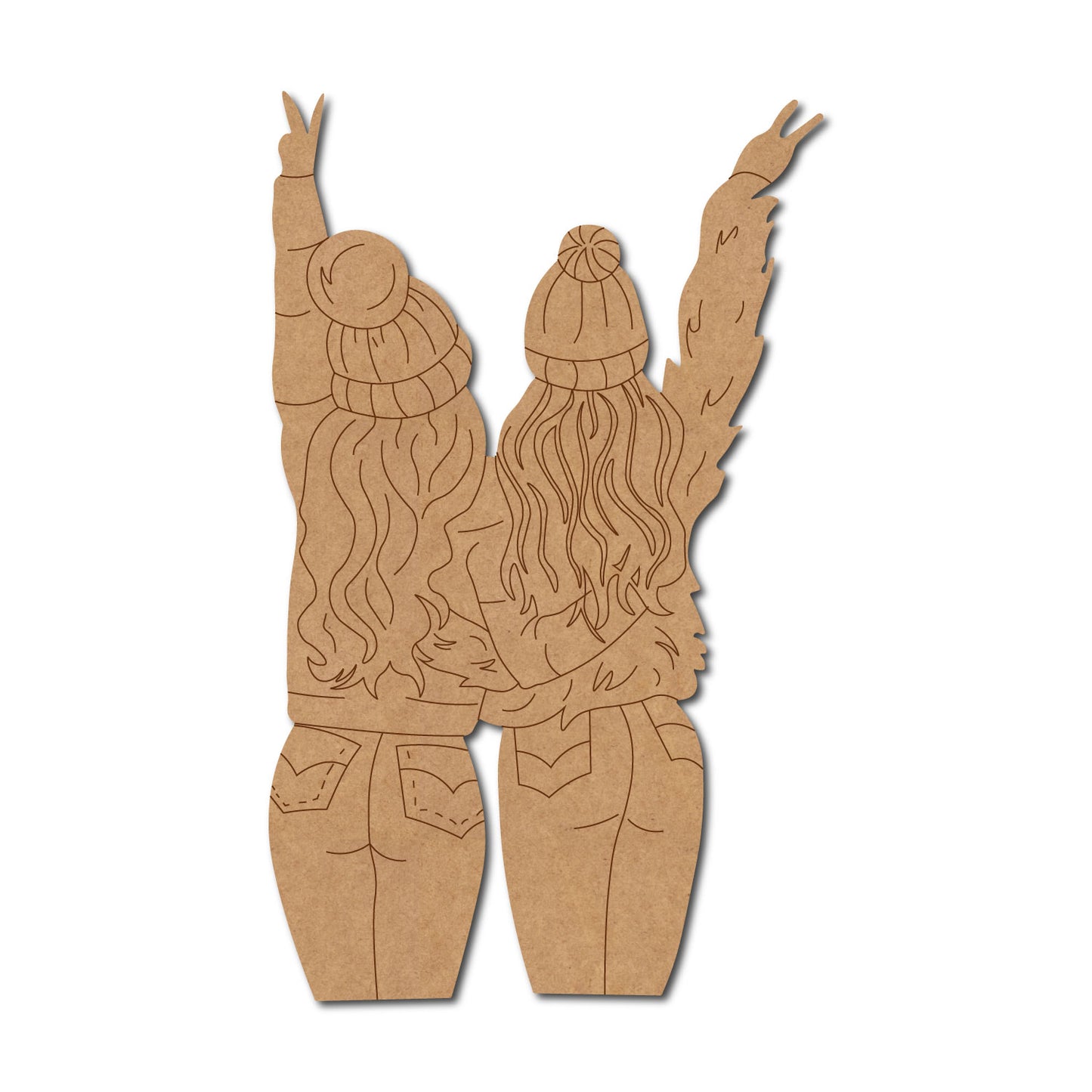 Friends Pre Marked MDF Design 1