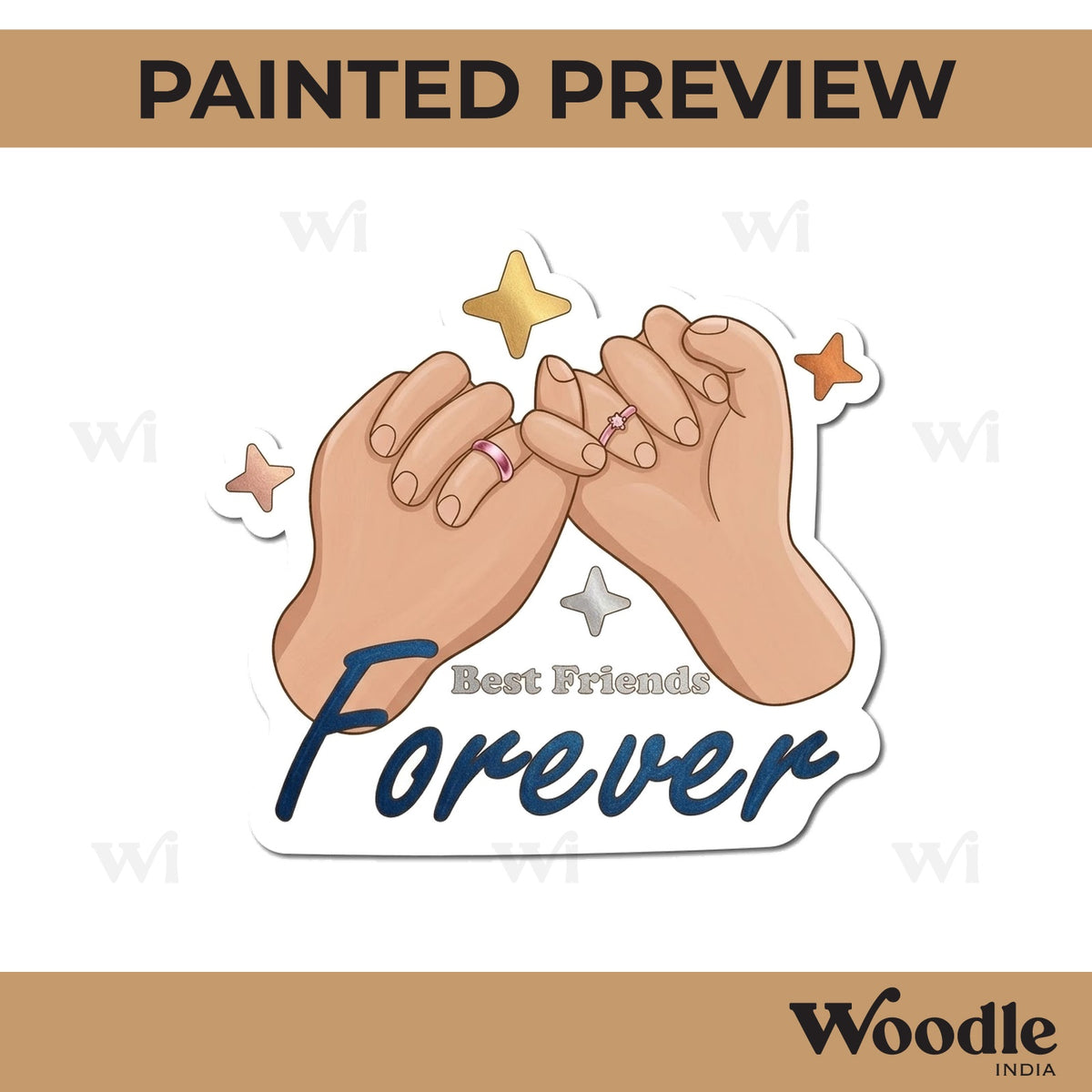 Friendship Day Pre Marked Base MDF Design 10