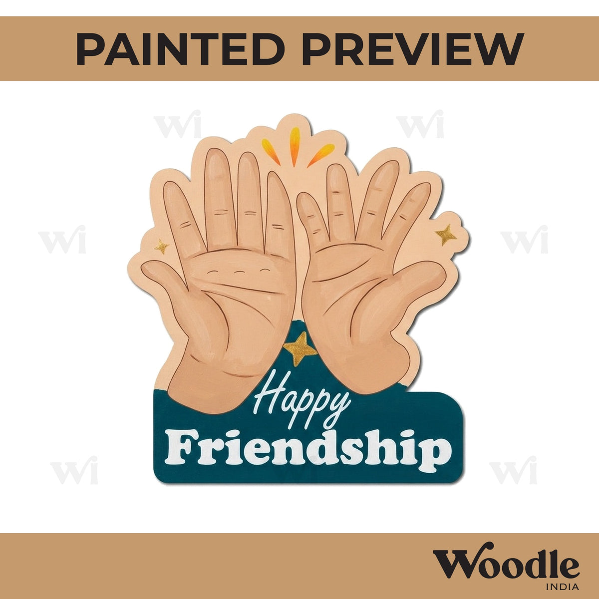 Friendship Day Pre Marked Base MDF Design 11