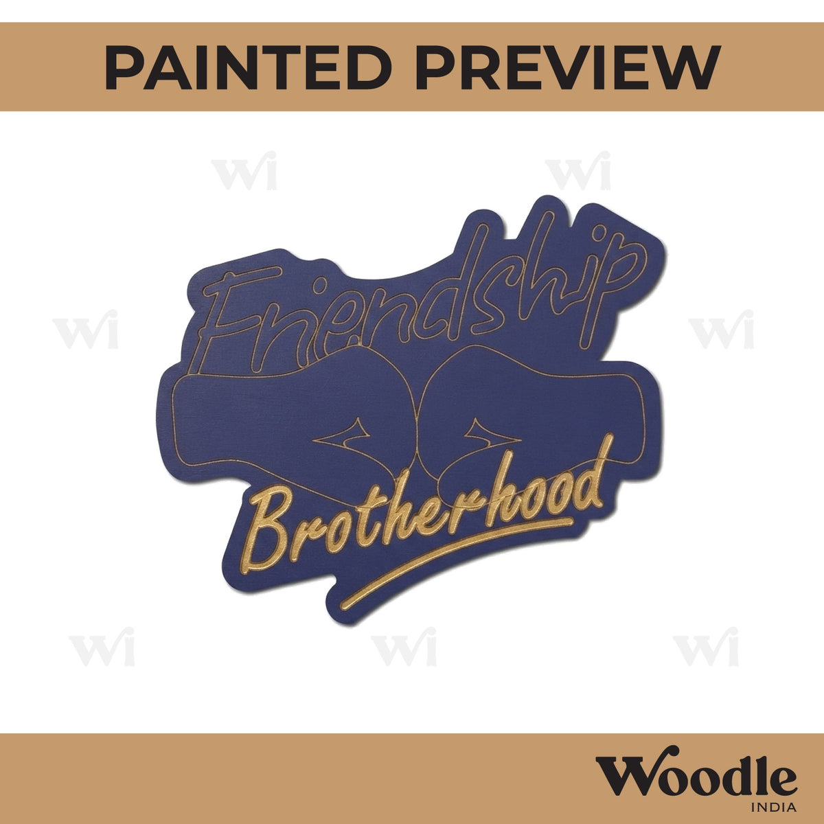 Friendship Day Pre Marked Base MDF Design 12